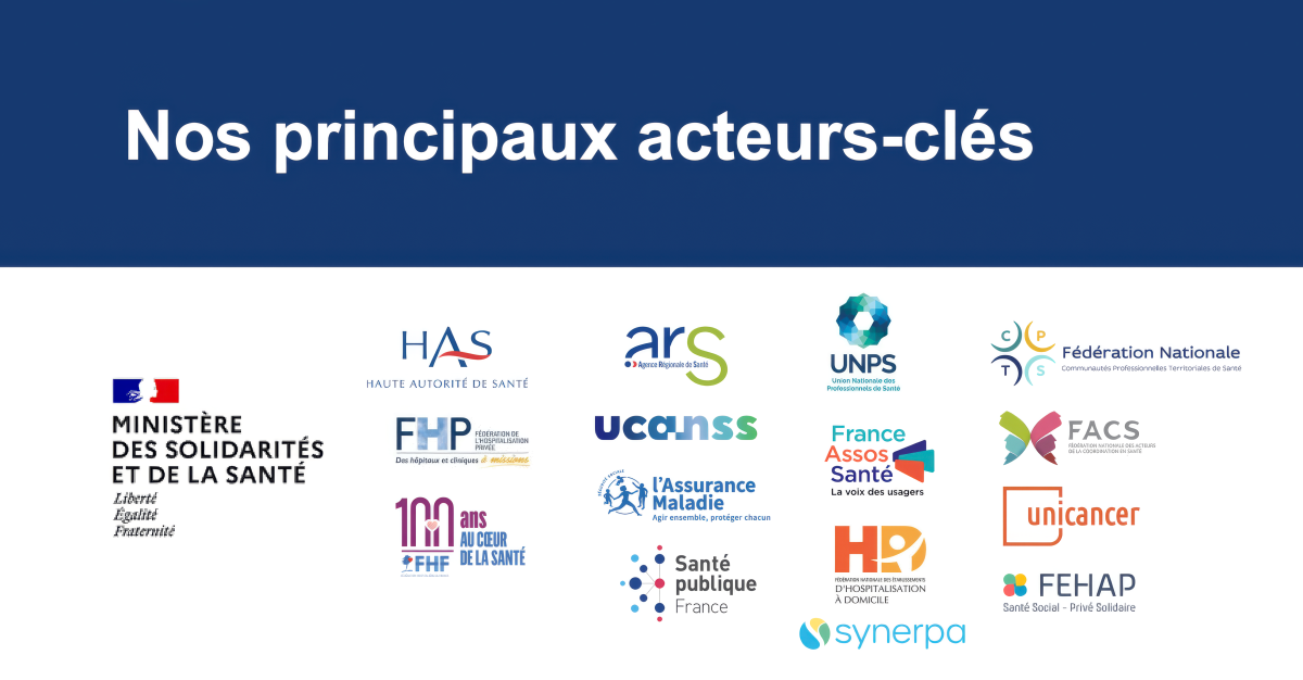 Nos principaux acteurs clés